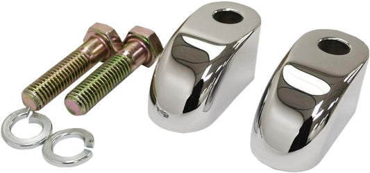 LA Choppers 1" Pullback Riser Extensions - Chrome LA-7416-01