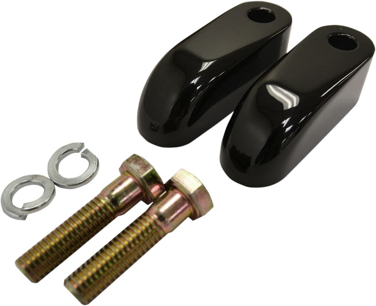 LA CHOPPERS 2" PULLBACK RISER EXTENSIONS - BLACK LA-7416-02B