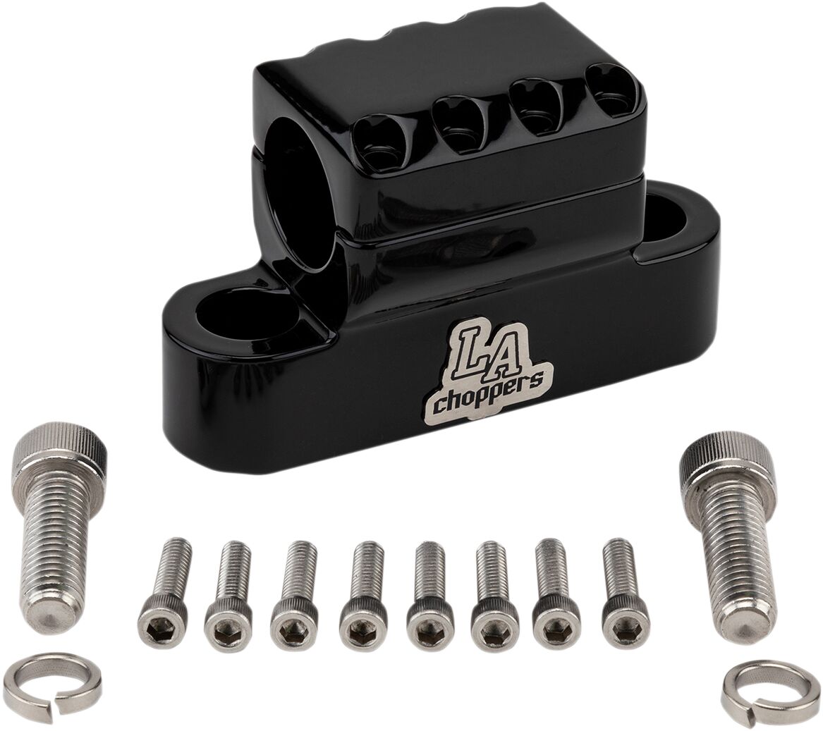LA CHOPPERS CLAMP KAGE FIGHTER BLACK LA-7335-XXCB