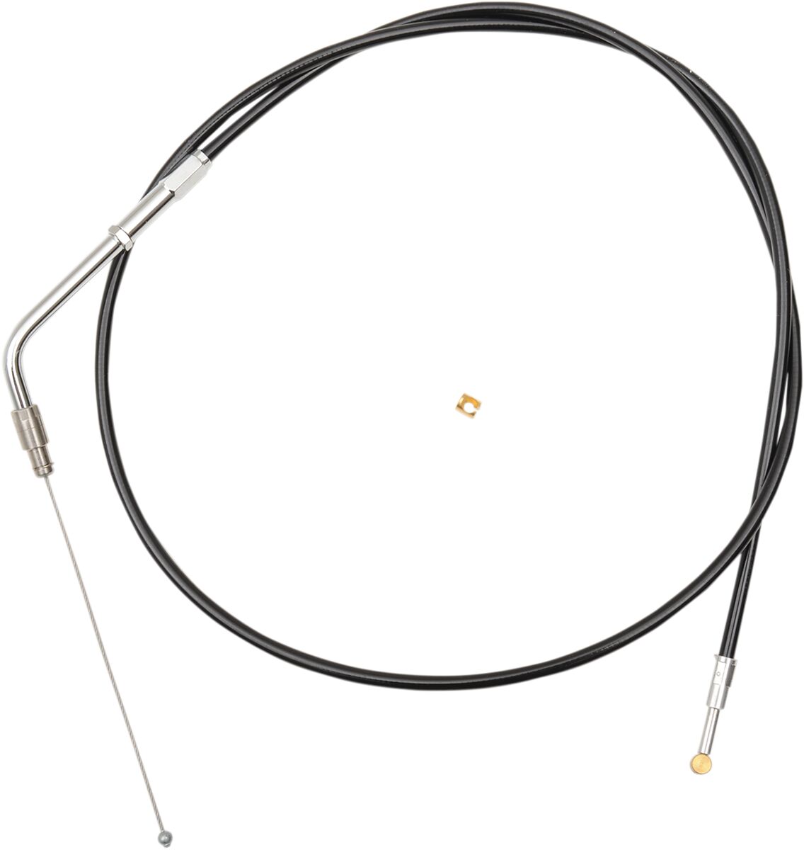 LA CHOPPERS THROTTLE CABLE BLACK VINYL FOR 12"-14" APE HANGERS LA-8100TH13B