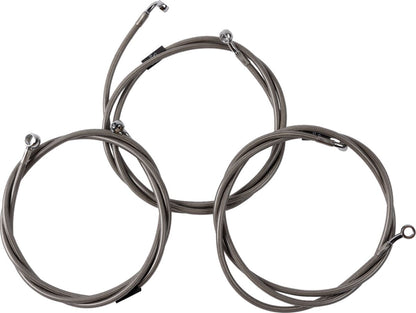 LA CHOPPERS Brake Line - 24"+ - '08-'10 FL LA-8059B08
