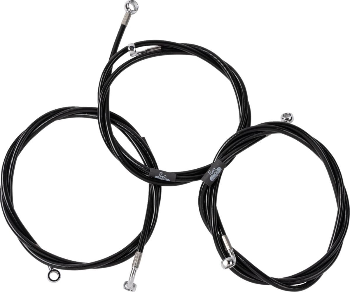 LA CHOPPERS Brake Line - 24"+ - '08-'10 FL LA-8059B08B