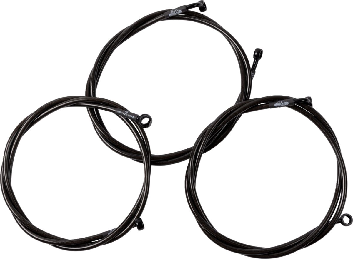 LA CHOPPERS Brake Line - 24"+ - '08-'10 FL LA-8059B08M