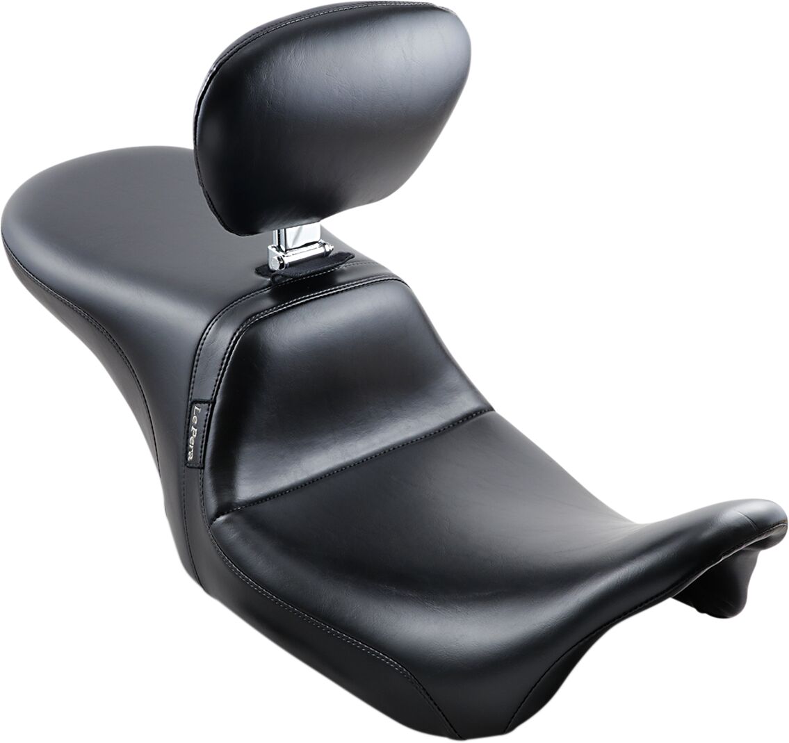 LE PERA SEAT DAYTONA 2-UP SMOOTH WITH DRIVER BACKREST BLACK LK-567BR