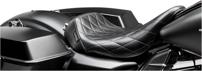 LE PERA SEAT BARE BONES SOLO DIAMOND STITCH BLACK LK-005DM