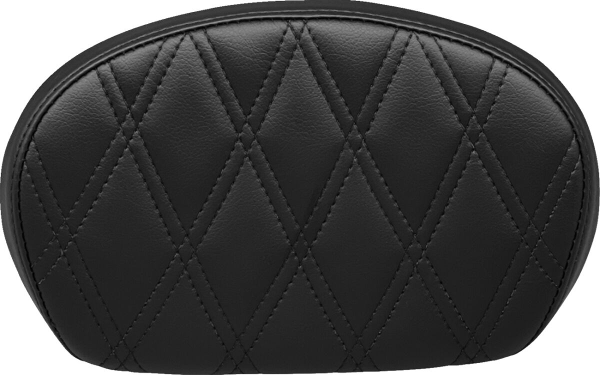 LE PERA Sissy Bar Pad - Dull - Double Diamond - Medium L-SBP02DD-DULL
