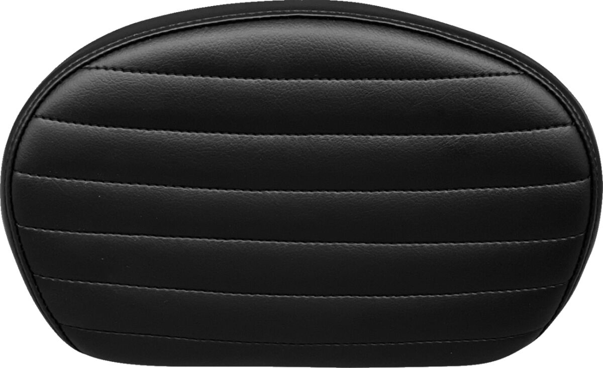 LE PERA Sissy Bar Pad - Pleated - Dull - Medium L-SBP02PT-DULL