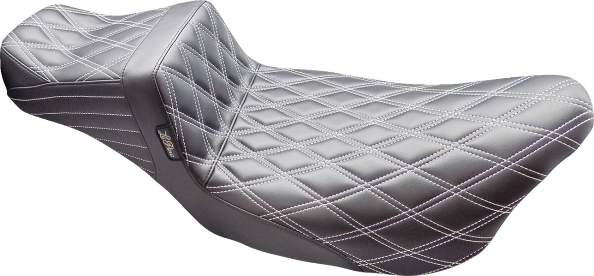 LE PERA Tailwhip Daddy Long Legs Seat - Dboule Diamond w/ Titanium Thread LK-587DLDD-GY01