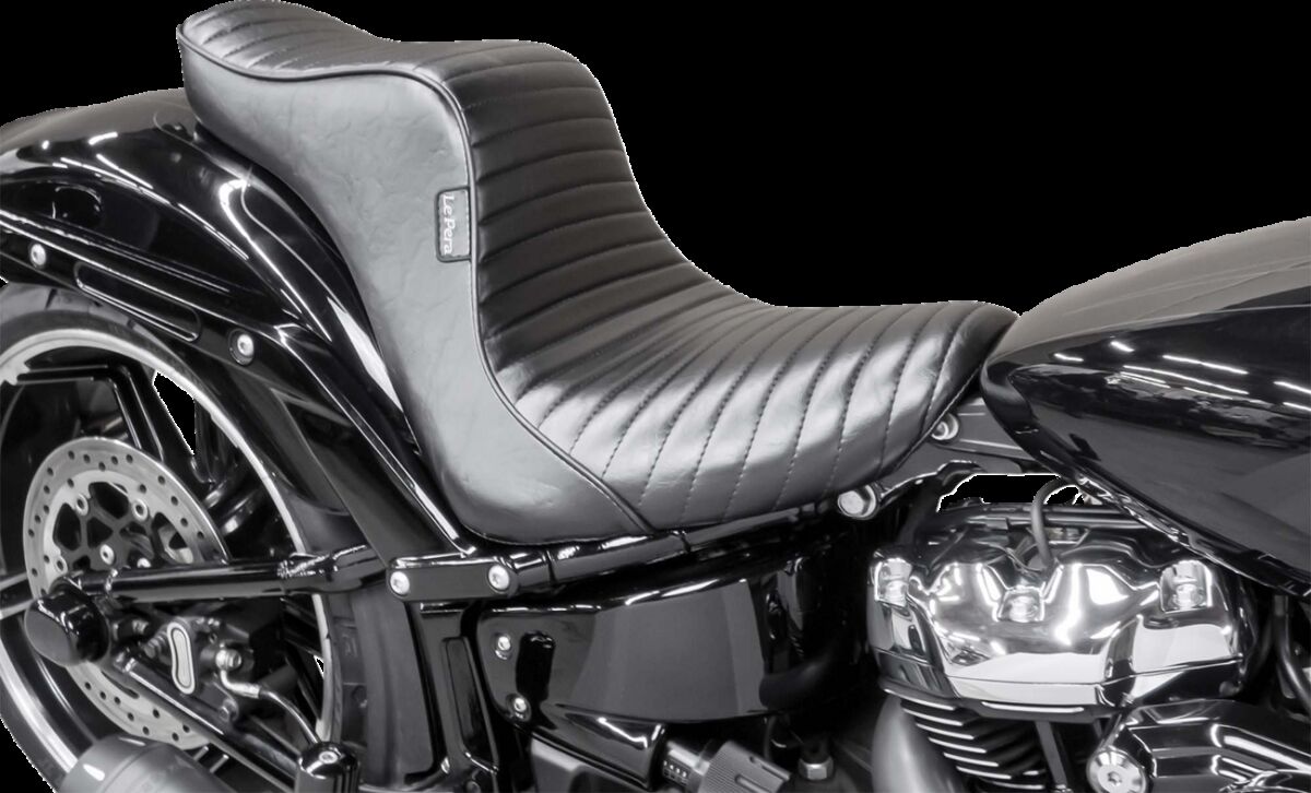 LE PERA SEAT TAILWHIP DADDY LL DBL DIAMD W/BLUE THREAD 08-23 TOURING LK-587DLDD-BLUE