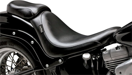 LE PERA PILLION PAD SILHOUETTE SMOOTH BLACK LK-850P