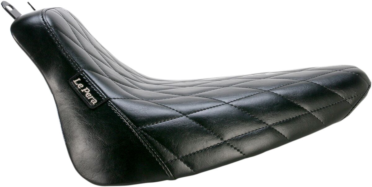 LE PERA SEAT BARE BONES DIAMOND STITCH BLACK LXE-007DM