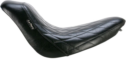 LE PERA SEAT BARE BONES DIAMOND STITCH BLACK LK-007DM