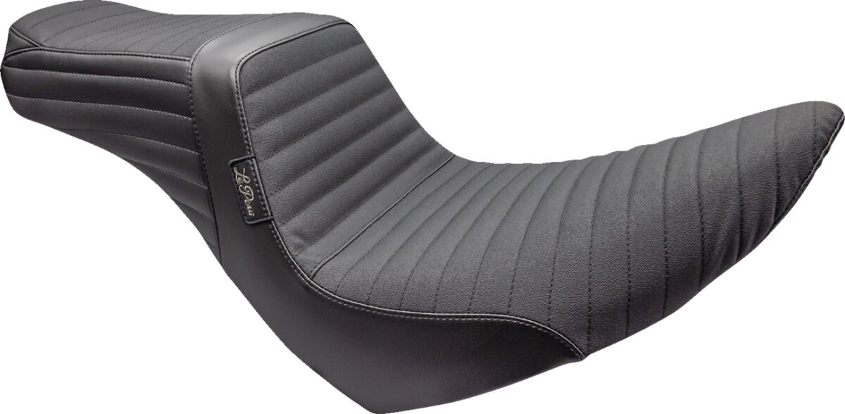 LE PERA Tailwhip Seat - Pleated w/ Grip Tape - Black LYR-580PTGP