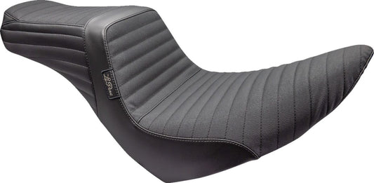 LE PERA Tailwhip Seat - Pleated w/ Grip Tape - Black LYR-580PTGP