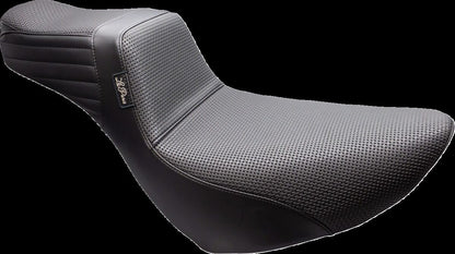 LE PERA Tailwhip Daddy Long Legs Seat - Basketweave - Black LYR-580DLBW