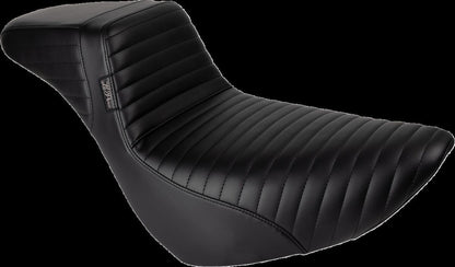 LE PERA Kickflip Daddy Long Legs Seat - Pleated - Black LYR-590DLPT