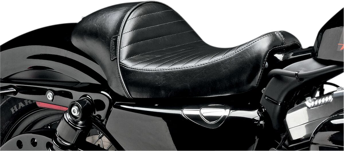 LE PERA SEAT STUBS CAFE PLEATED BLACK LK-426PT