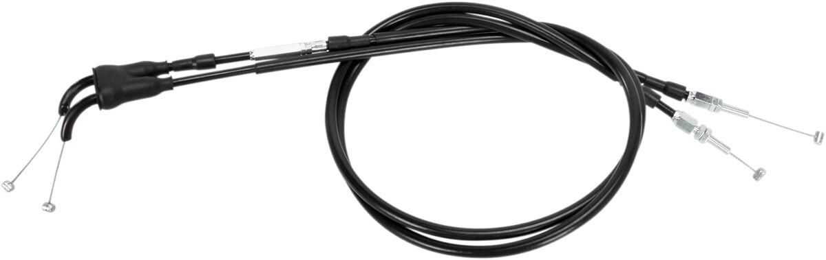 MOTION PRO MOTION PRO THROTTLE CABLE PUSH PULL SET COIL WOUND BLACK VINYL SUZUKI 04-0278