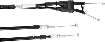 MOTION PRO MOTION PRO THROTTLE CABLE PUSH PULL SET COIL WOUND BLACK VINYL SUZUKI 04-0278
