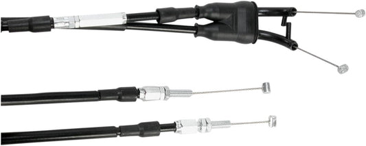 MOTION PRO MOTION PRO THROTTLE CABLE PUSH PULL SET COIL WOUND BLACK VINYL SUZUKI 04-0278