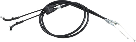Motion Pro Motion Pro Throttle Cable PUSH PULL Set COIL Wound Black Vinyl Kawasaki 03-0429