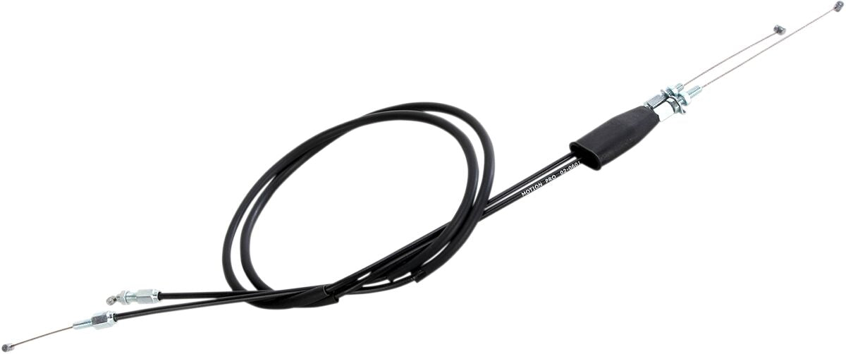 MOTION PRO CABLE BLACK VINYL THROTTLE PUSH PULL SET 02-0601