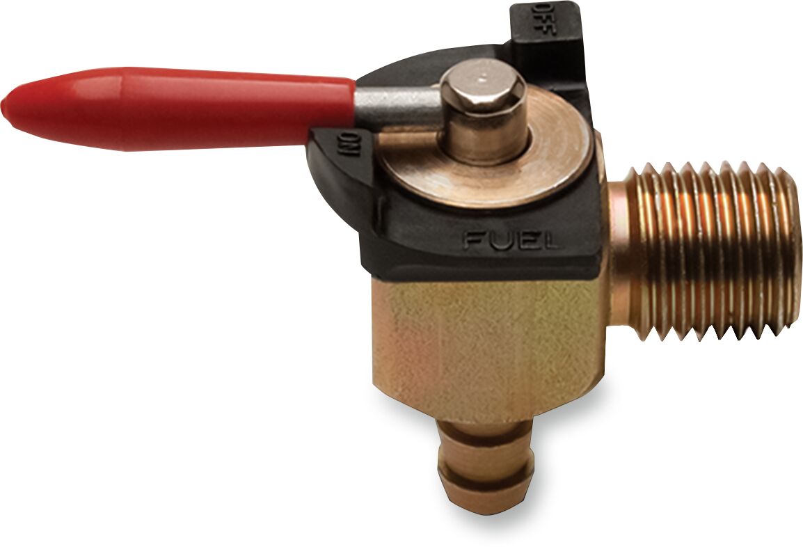 MOTION PRO MOTION PRO FUEL VALVE 1/4" NPT X 1/4" BARB 90 DEGREE 12-0085
