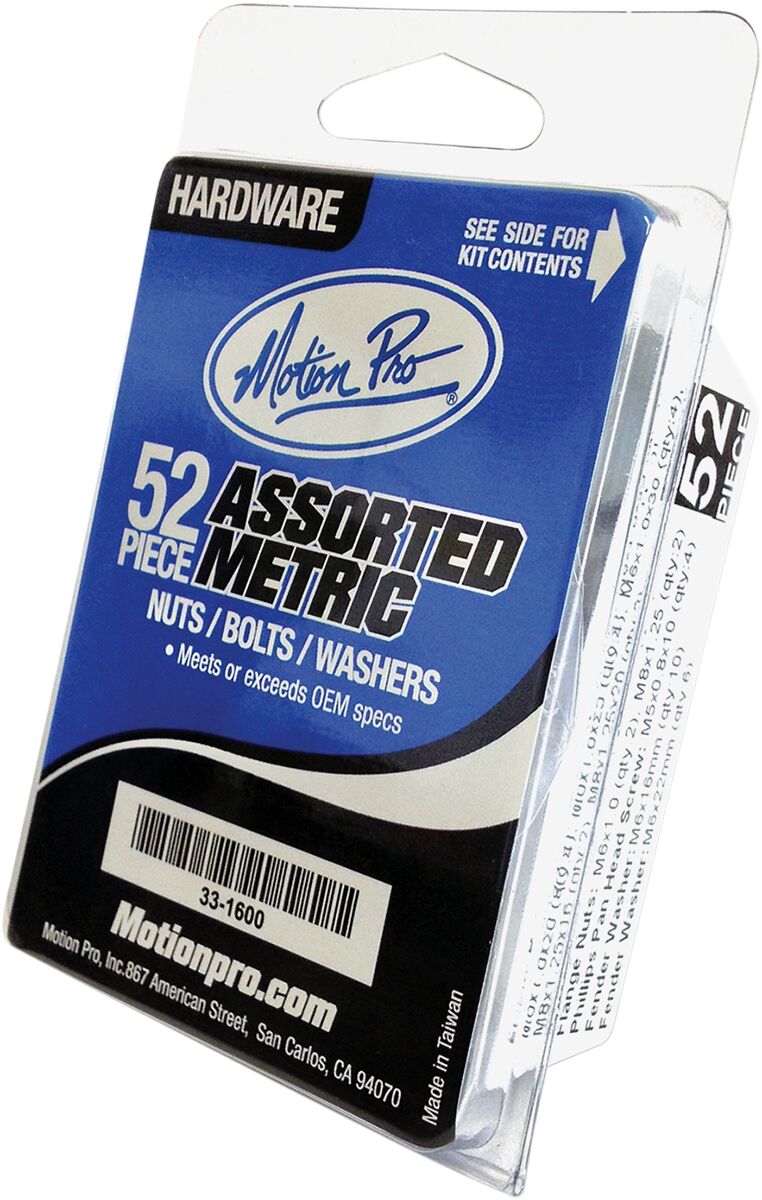 MOTION PRO MOTION PRO METRIC HARDWARE KIT 52 PIECES 33-1600