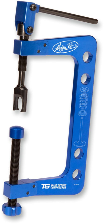 MOTION PRO VALVE SPRING COMPRESSOR TOOL / FULLY ADJUSTABLE / ALUMINUM / BLUE 08-0641