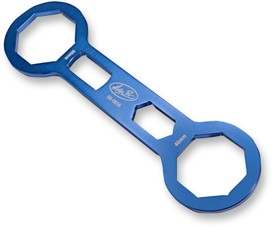 MOTION PRO 46 MM / 50 MM FORK CAP WRENCH BLUE ALUMINUM 08-0656
