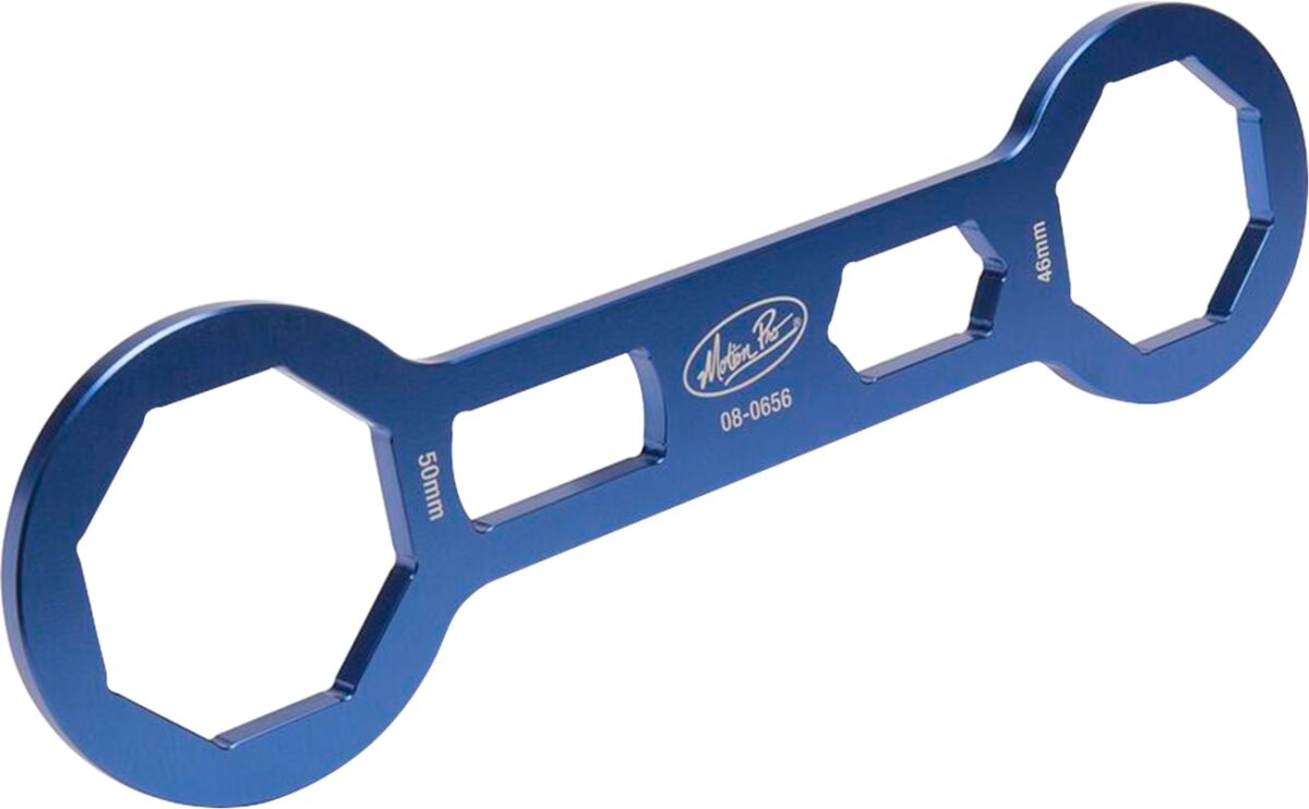 MOTION PRO 46 MM / 50 MM FORK CAP WRENCH BLUE ALUMINUM 08-0656