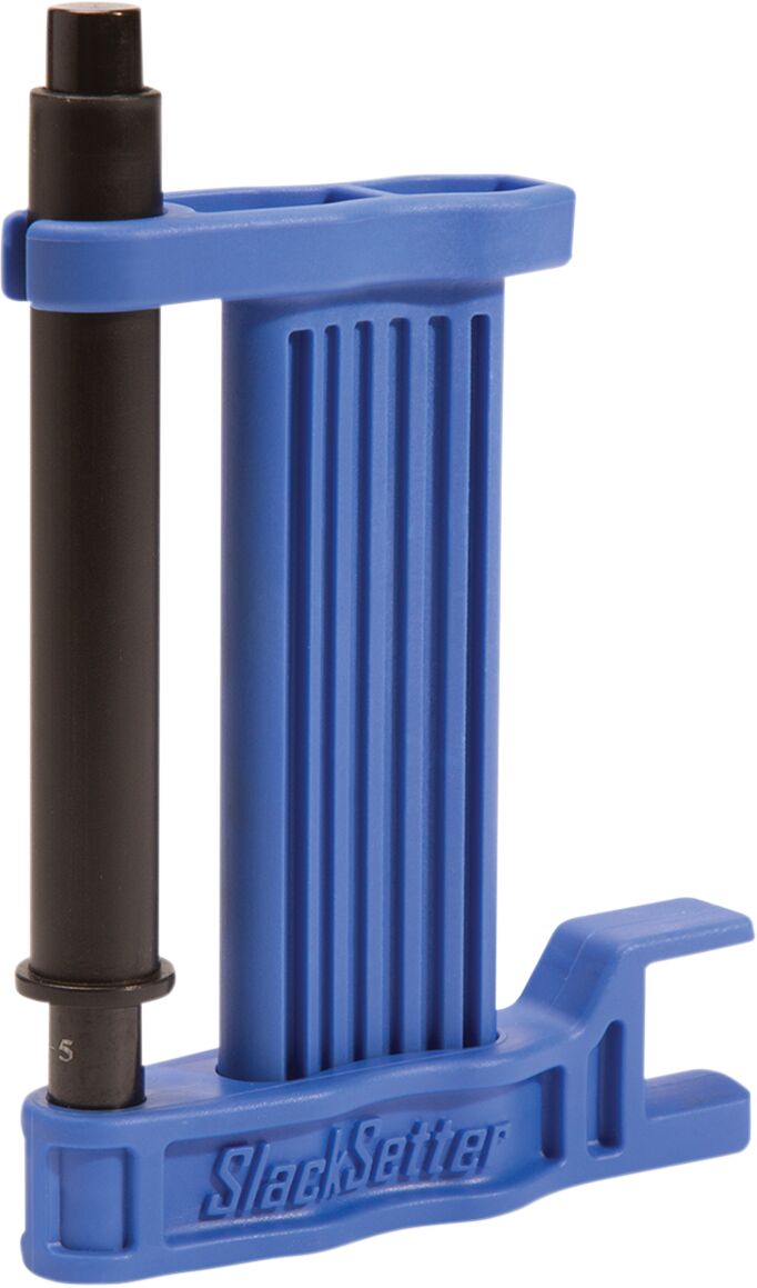 MOTION PRO CHAIN SLACK SETTER LIGHTWEIGHT ALUMINUM-NYLON BLUE-BLACK 08-0674