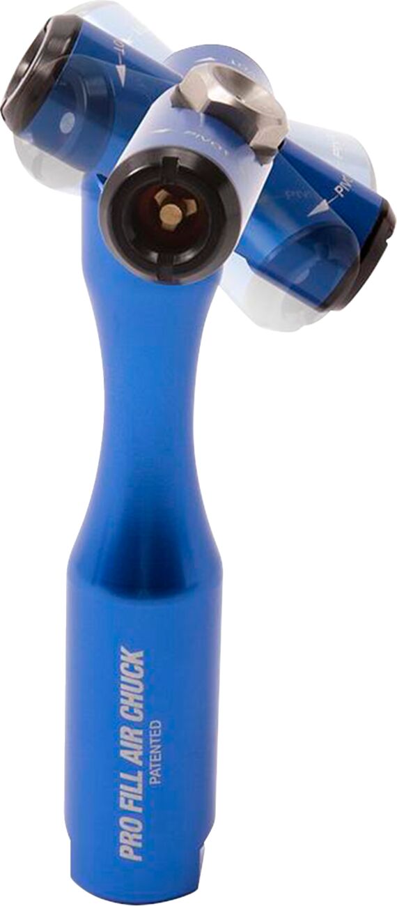 MOTION PRO PRO FILL AIR CHUCK BILLET ALUMINUM BLUE 08-0602