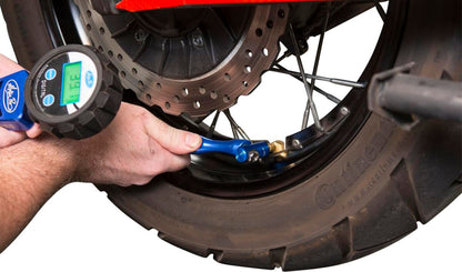 MOTION PRO PRO FILL AIR CHUCK BILLET ALUMINUM BLUE 08-0602