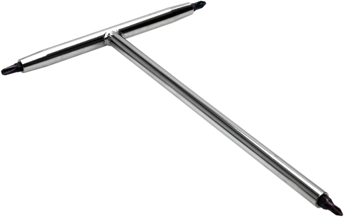 MOTION PRO MOTION PRO TOOL T-HANDLE BIT DRIVER WITH NO.1,2,3 JIS CROSS HEAD BITS 08-0557