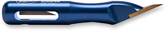 Motion Pro Ergonomic Gasket Scraper / Aluminum / Blue / Brass & Steel Blade 08-0601