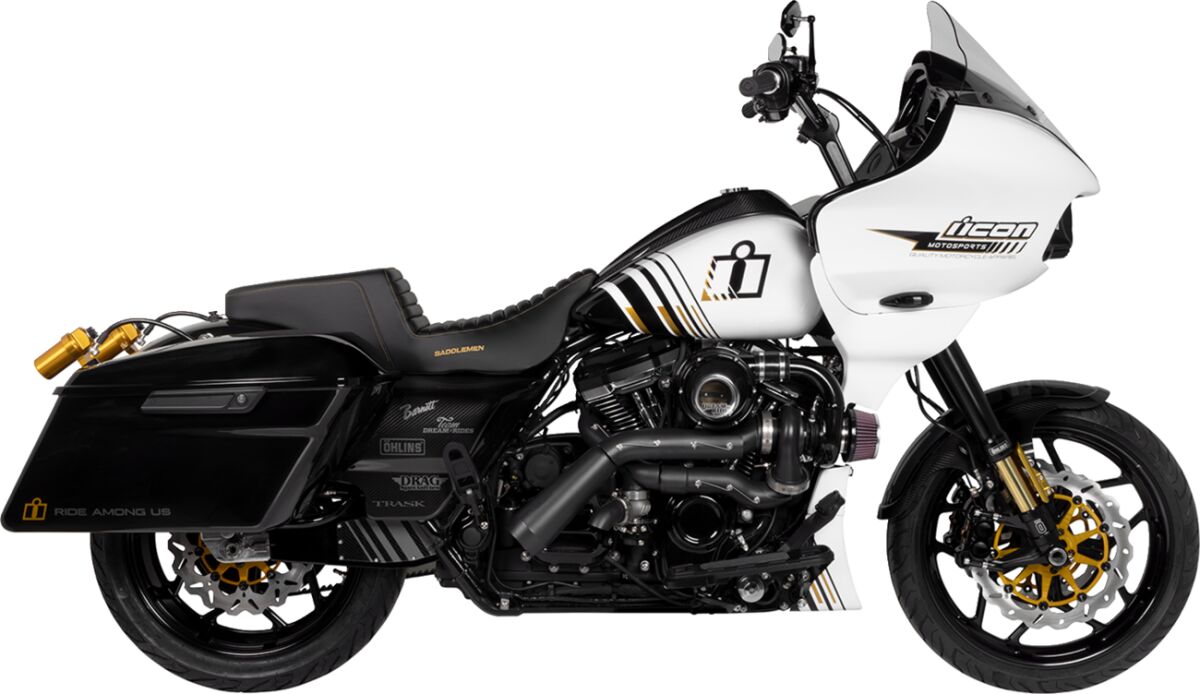 SADDLEMEN Side Cover - Carbon Fiber/Gloss CF-809-07-006