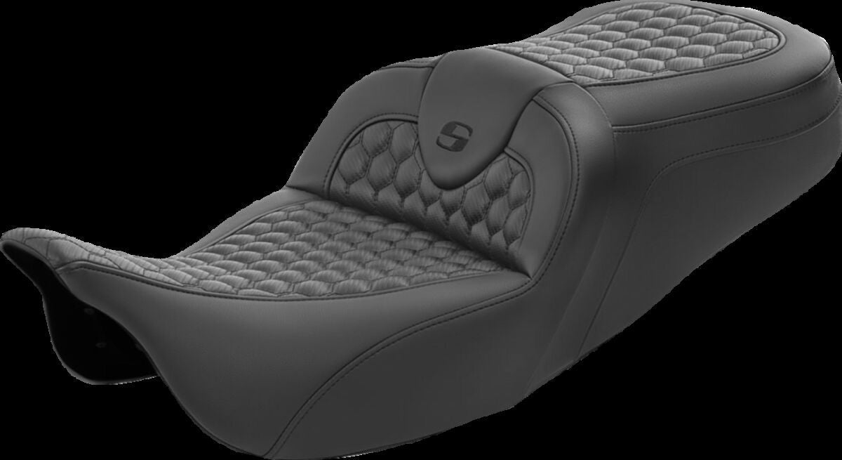 SADDLEMEN RoadSofaT Seat - Heated - without Backrest 808-07B-189