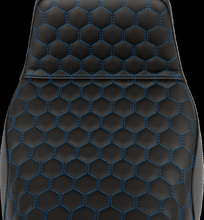 SADDLEMEN Step-Up Seat - Extended Reach - Blue Stitch 808-07B-17801