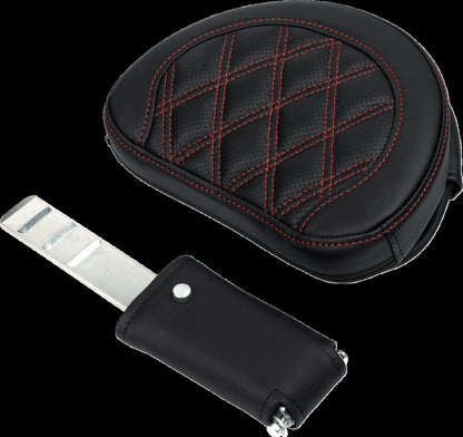 SADDLEMEN SEAT ROADSOFA LS W/BR RED STITCH 808-07B-182B4