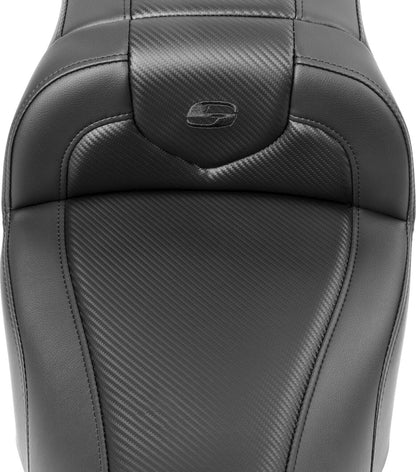 SADDLEMEN RoadSofaT Seat - without Backrest - Carbon Fiber 823-07-18500