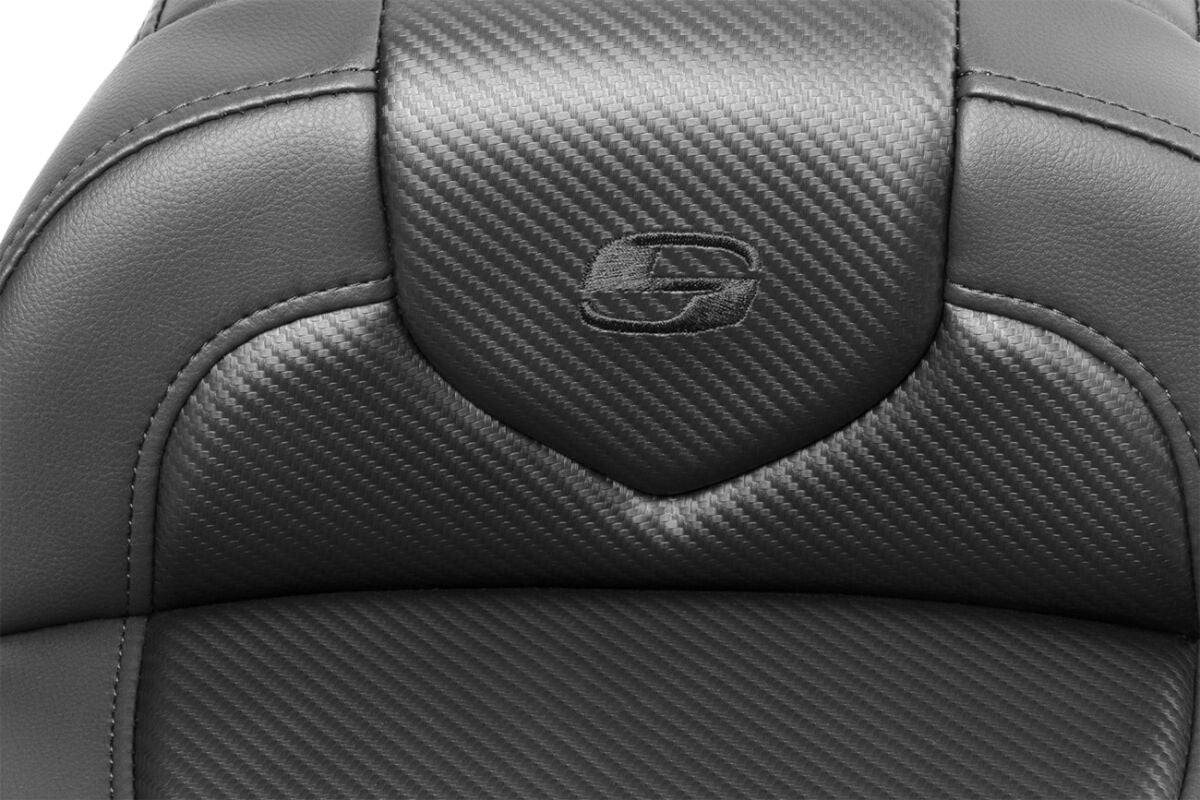SADDLEMEN RoadSofaT Seat - without Backrest - Carbon Fiber 823-07-18500