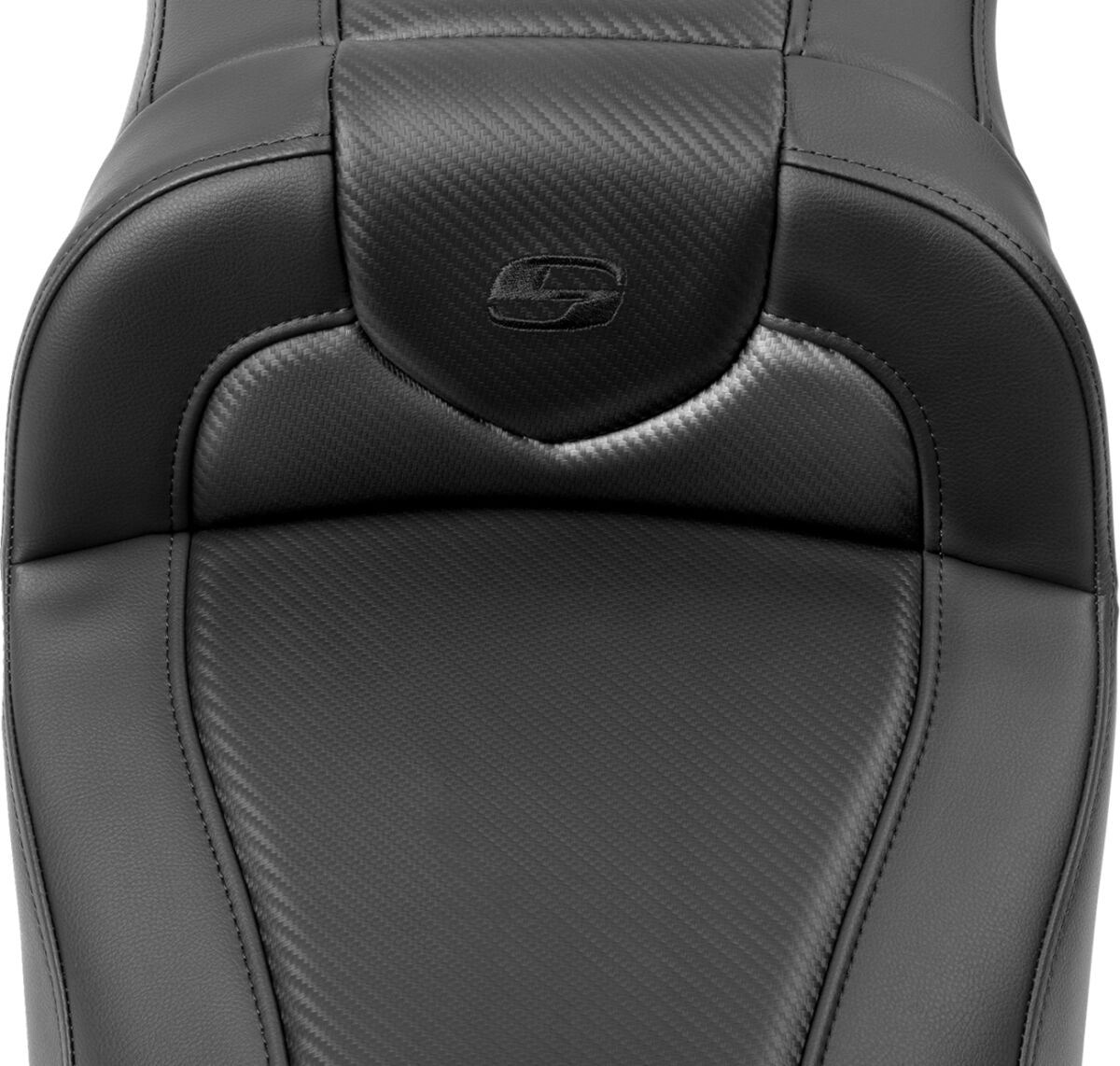 SADDLEMEN RoadSofaT Seat - without Backrest - Carbon Fiber - Extended 823-07-18600