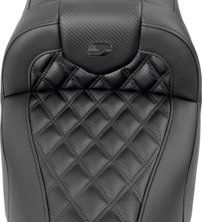 SADDLEMEN RoadSofaT Seat - without Backrest - Lattice Stitch 823-07-20600