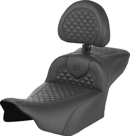 SADDLEMEN SEAT ROADSOFA SCALLOP EXTENDED REACH W/DRIVER BR 823-07-209B0
