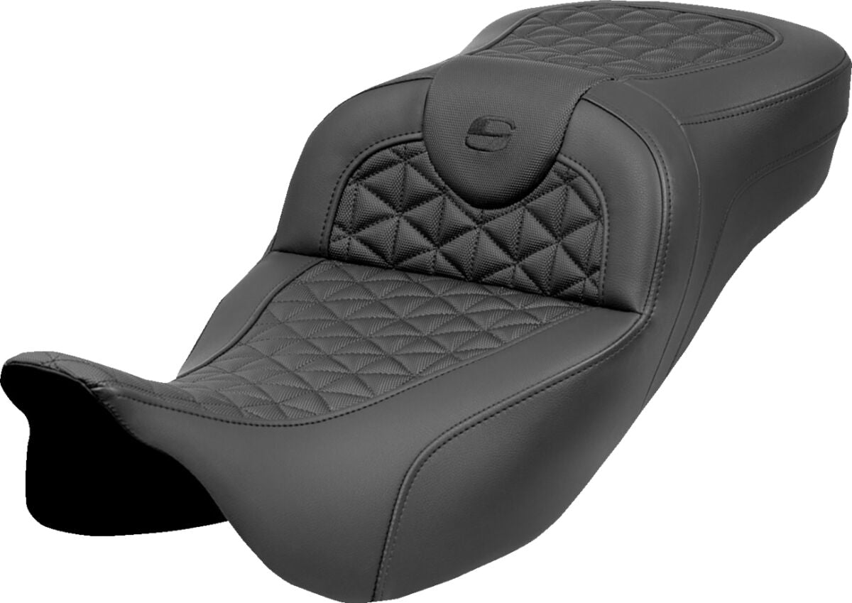 SADDLEMEN RoadSofaT Tri Gripper Seat - Extended Reach - w/o Backrest 808-07B-21100