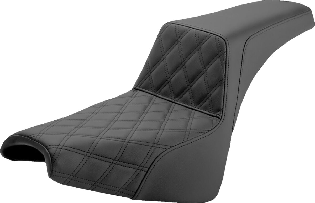 SADDLEMEN SEAT STEP UP LS FRONT LATTICE BLACK 818-30-172