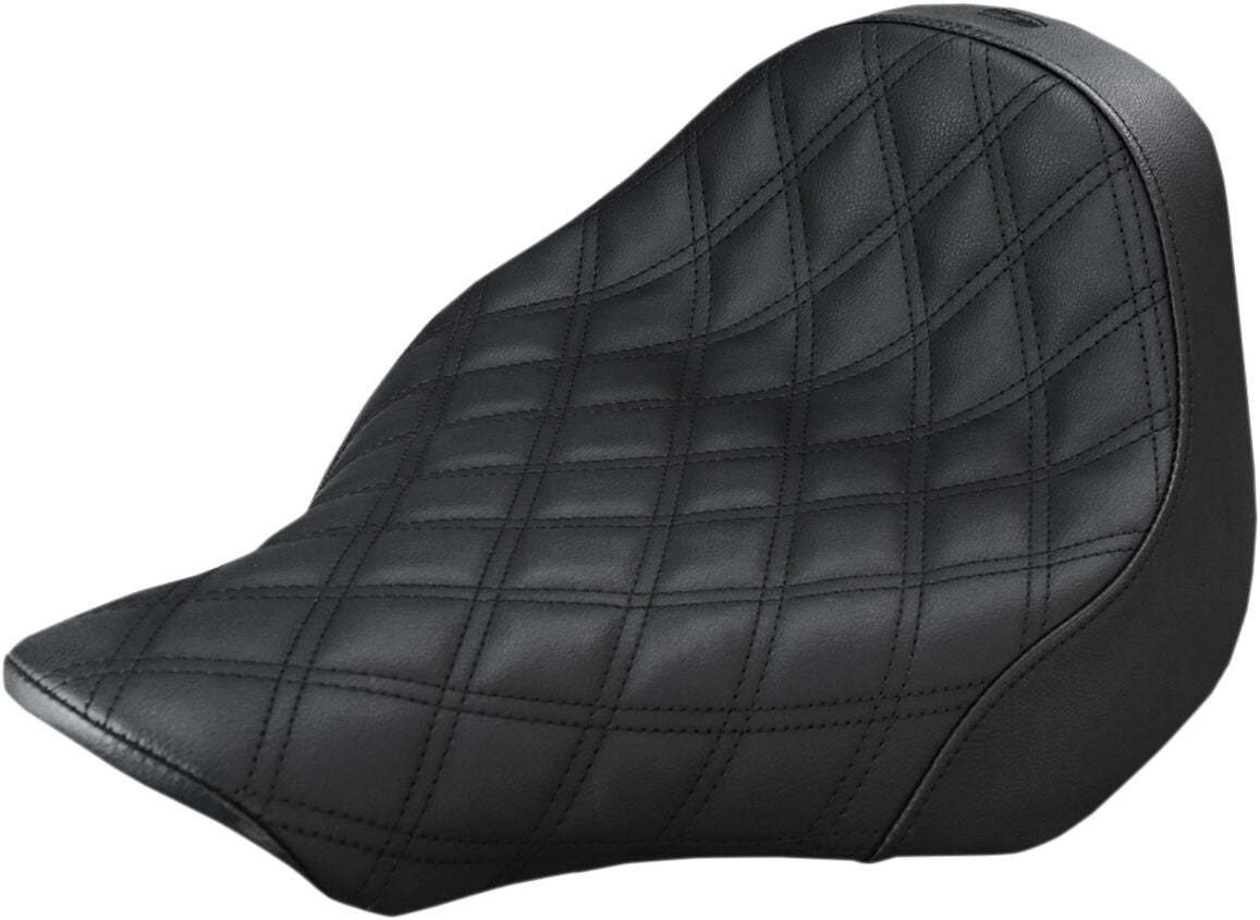 SADDLEMEN SEAT SOLO RENEGADE LS LATTICE BLACK 813-27-002LS