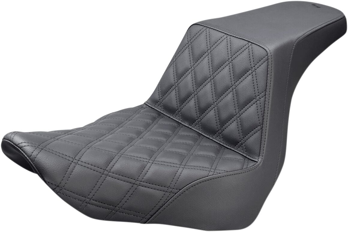 SADDLEMEN SEAT LS-STEP UP DRIVER LATTICE BLACK 818-29-172