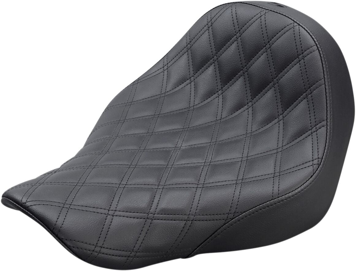 SADDLEMEN SEAT SOLO RENEGADE LS LATTICE BLACK 818-29-002LS